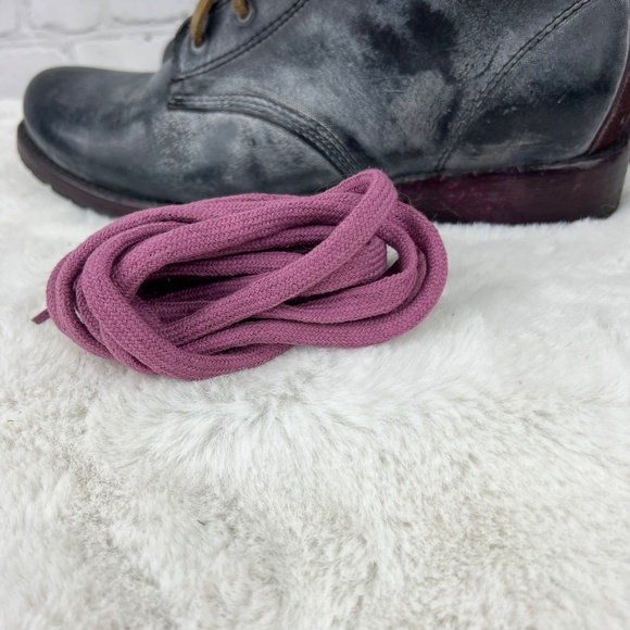 🚫SOLD|•FREEBIRD🦅BY STEVEN•| 'Chute' Manchester Combat Biker Boots Size 9 Black - Picture 12 of 16